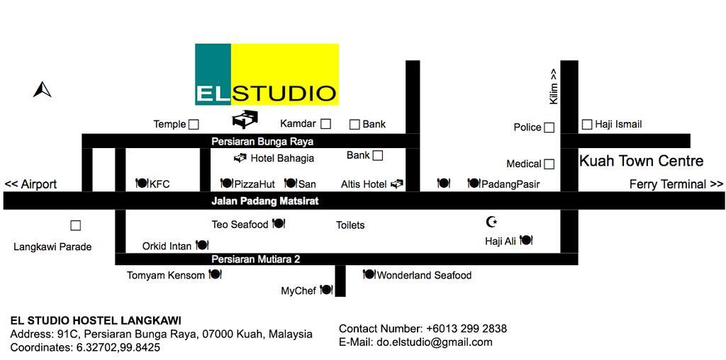 El Studio Hostel Langkawi Kuah Buitenkant foto